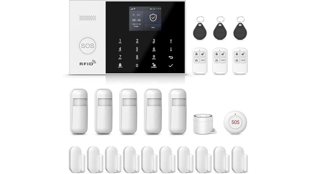 home security with sensors
