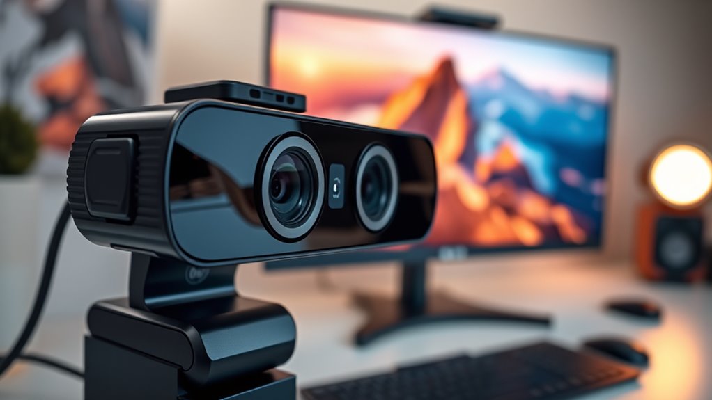 key streaming webcam features
