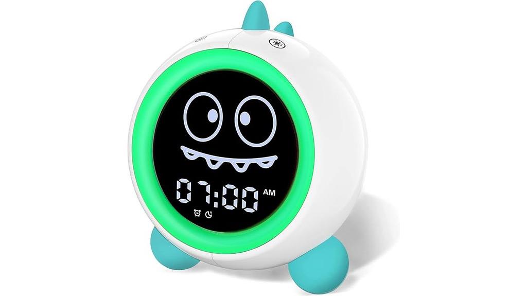 kids night clock featuring lights