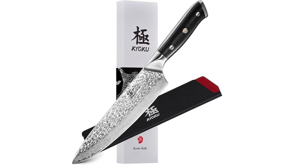 kyoku japanese damascus knife