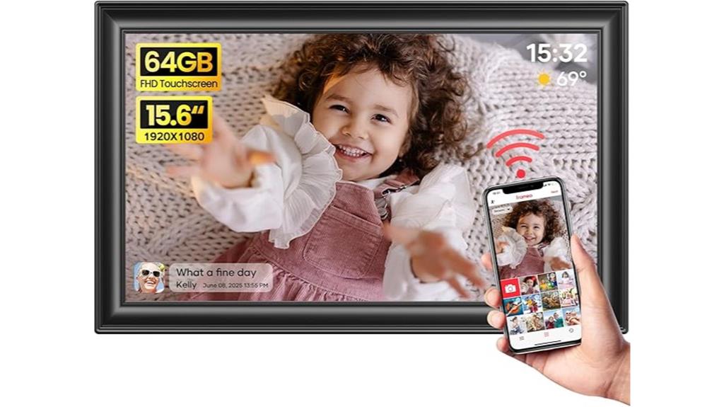 large 64gb touch screen