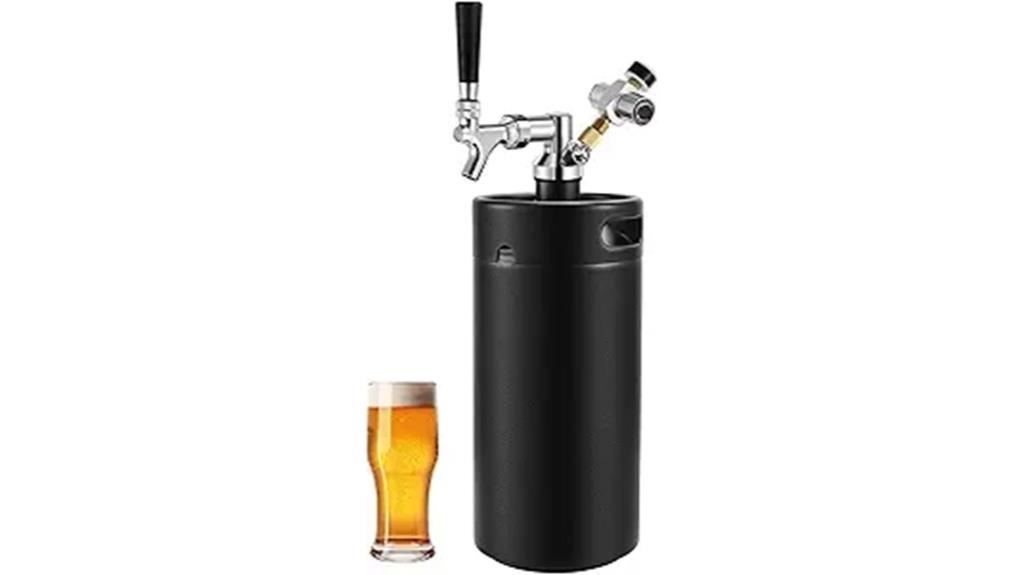 large capacity mini kegerator