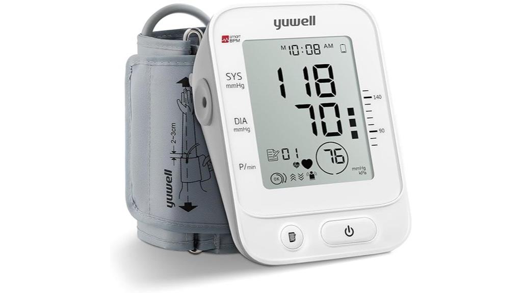 large cuff blood pressure monitor