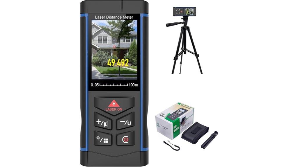 laser distance measuring camera