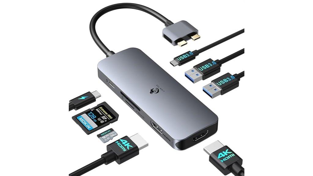 macbook docking with multiple ports