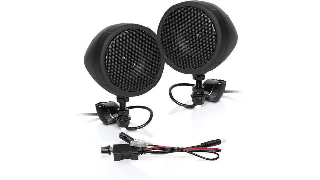 motorcycle bluetooth speaker system