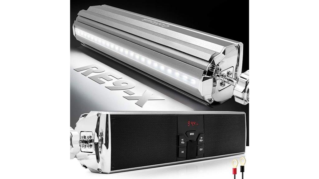 motorcycle waterproof bluetooth soundbar