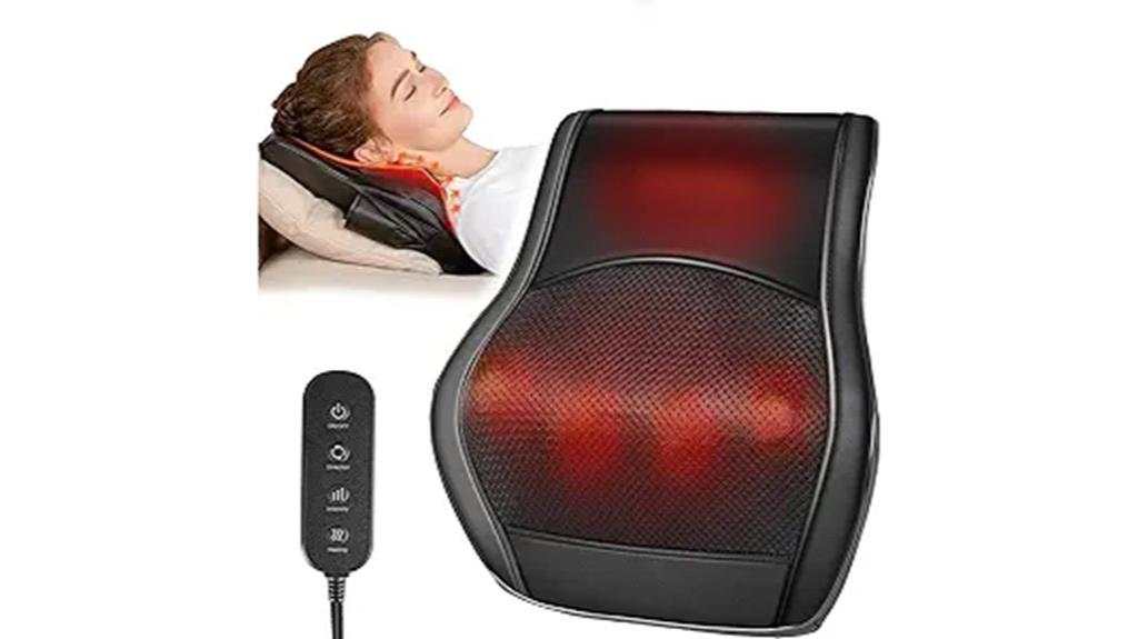 neck back heat shiatsu