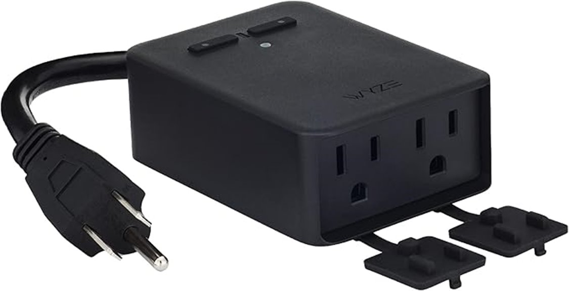 outdoor dual outlet smart plug
