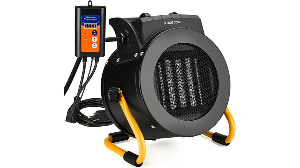 outdoor greenhouse heater thermostat
