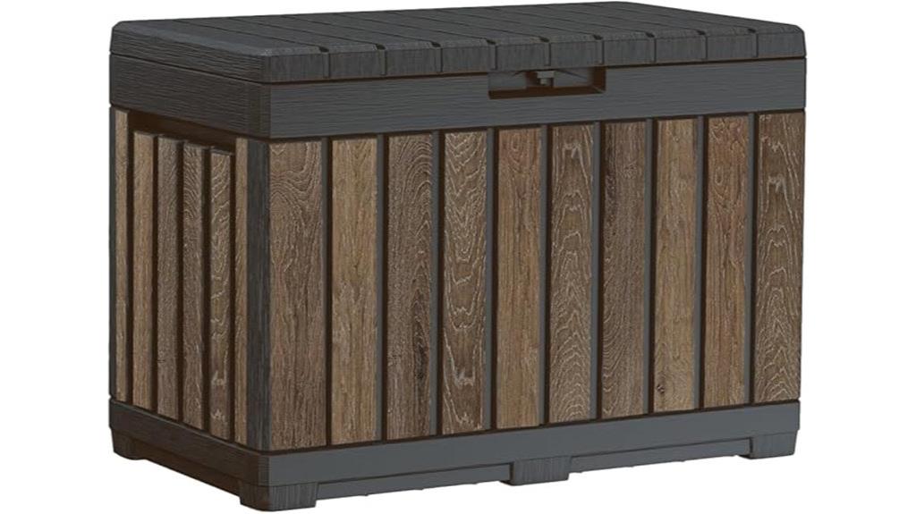 outdoor resin storage box