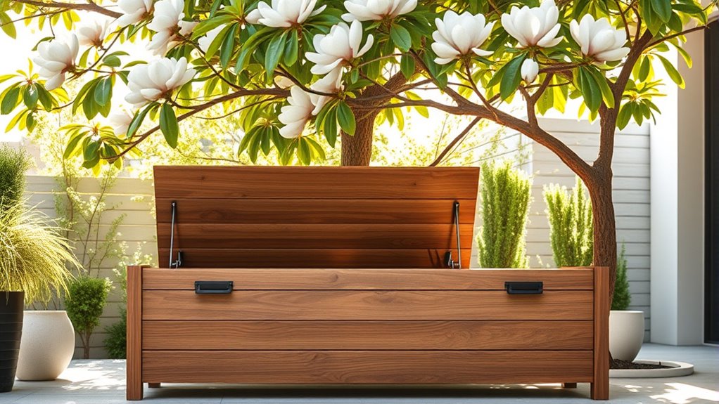 outdoor storage bench considerations