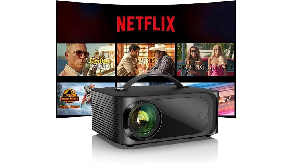 portable 4k outdoor projector