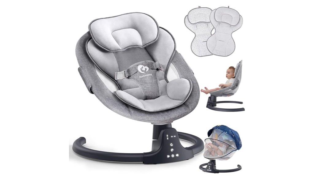 portable bluetooth baby swing