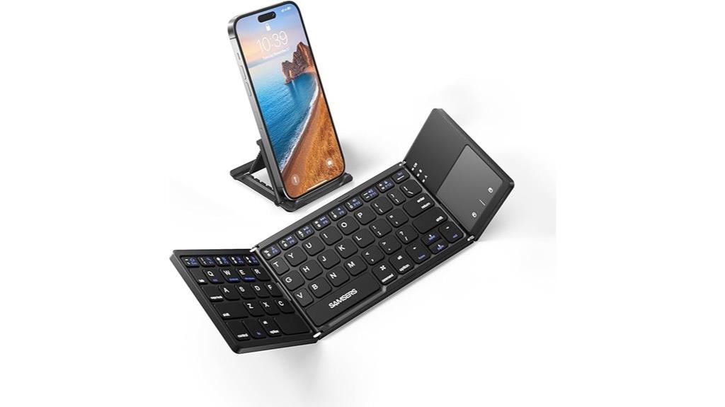 portable bluetooth keyboard with touchpad