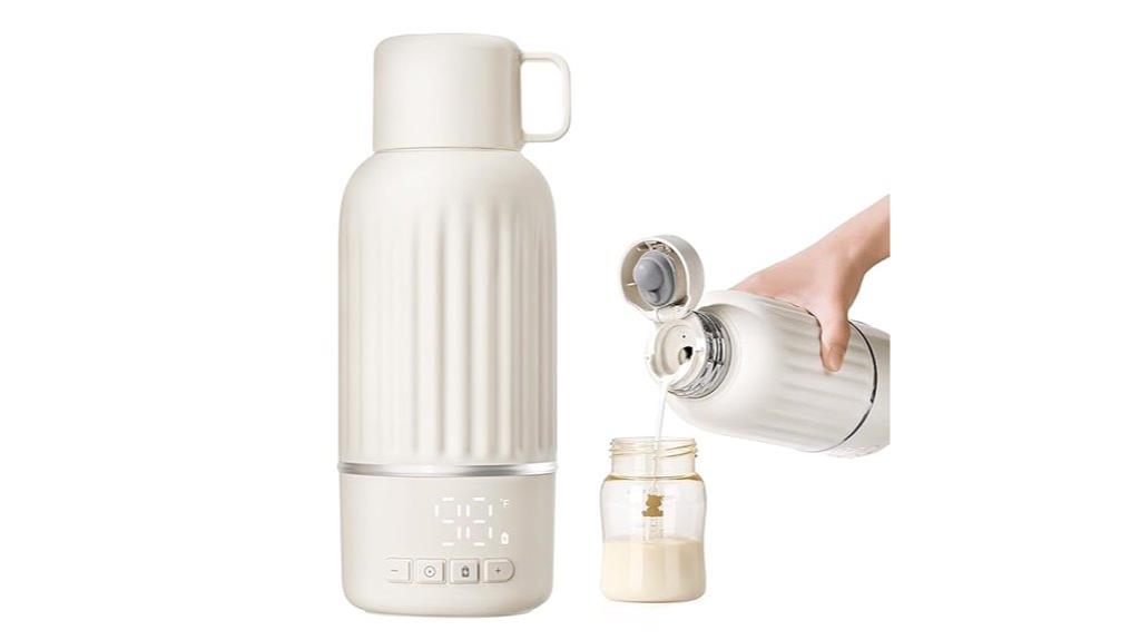 portable bottle warmer with battery
