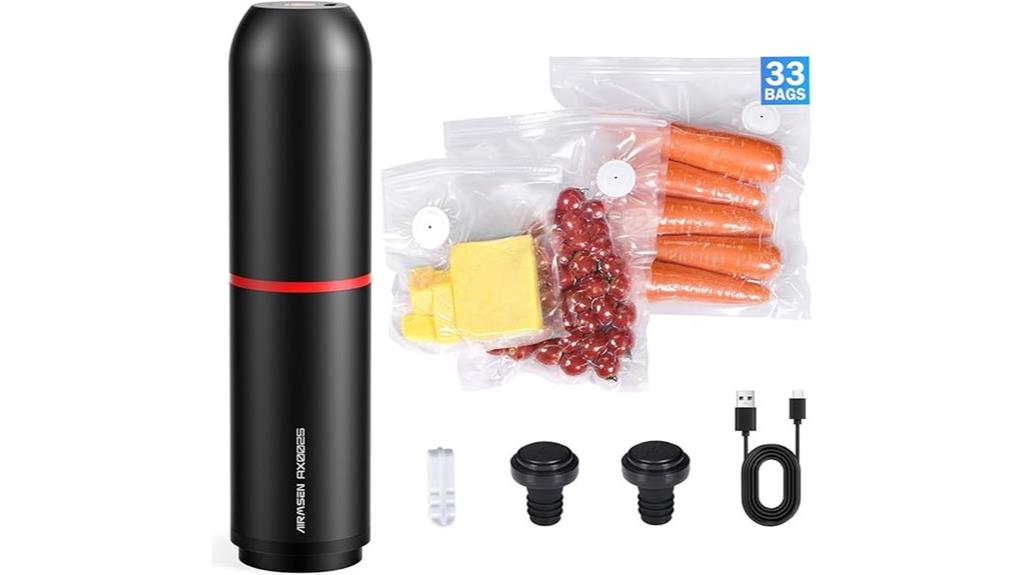 portable food sealing system