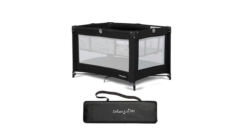 portable playard with bassinet