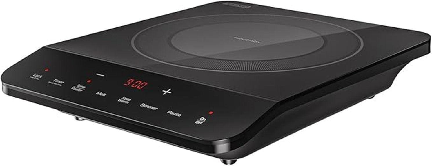 portable single induction cooktop