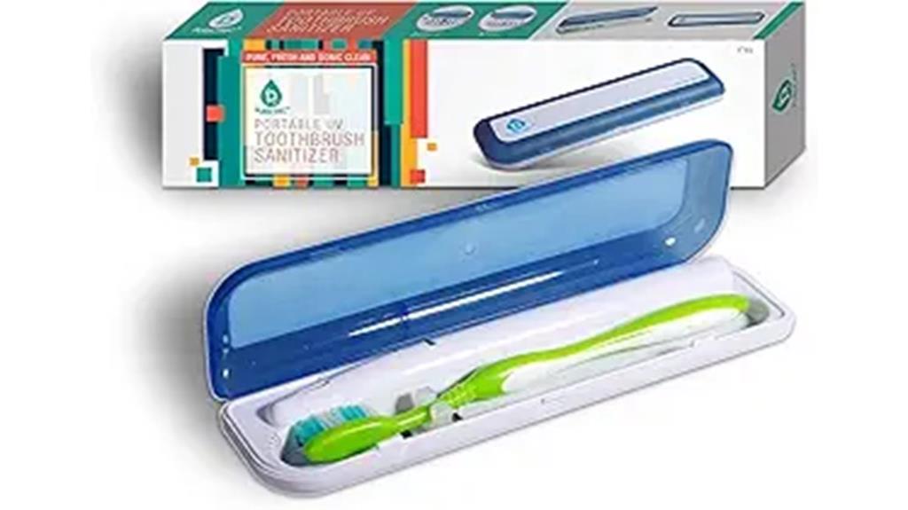 portable uv toothbrush sanitizer