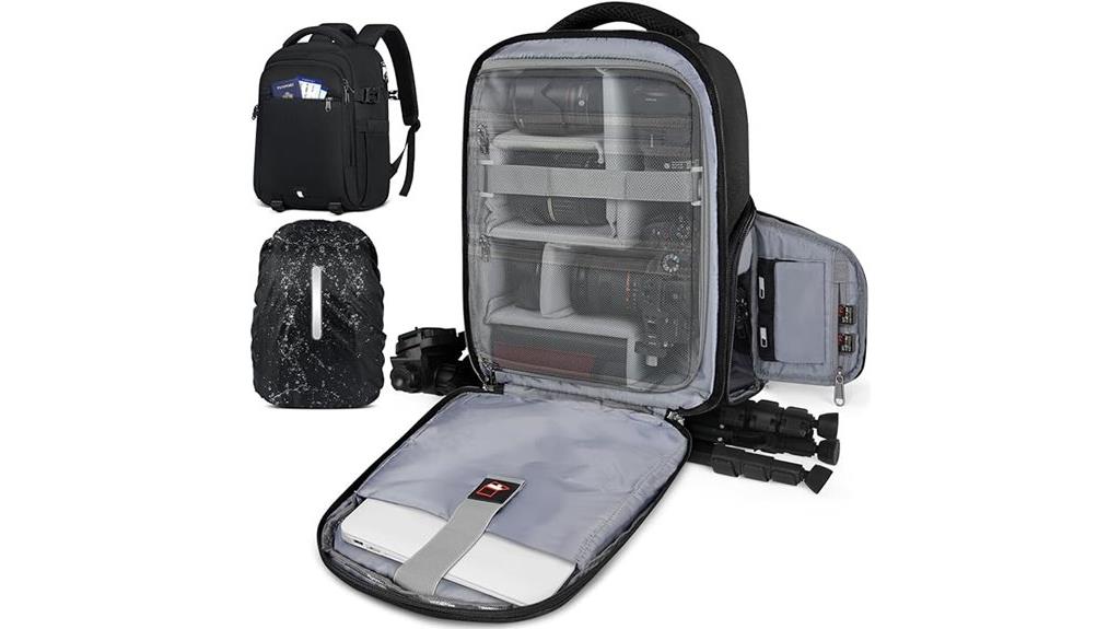 rainproof camera bag with laptop