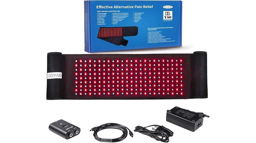 red near infrared pain relief