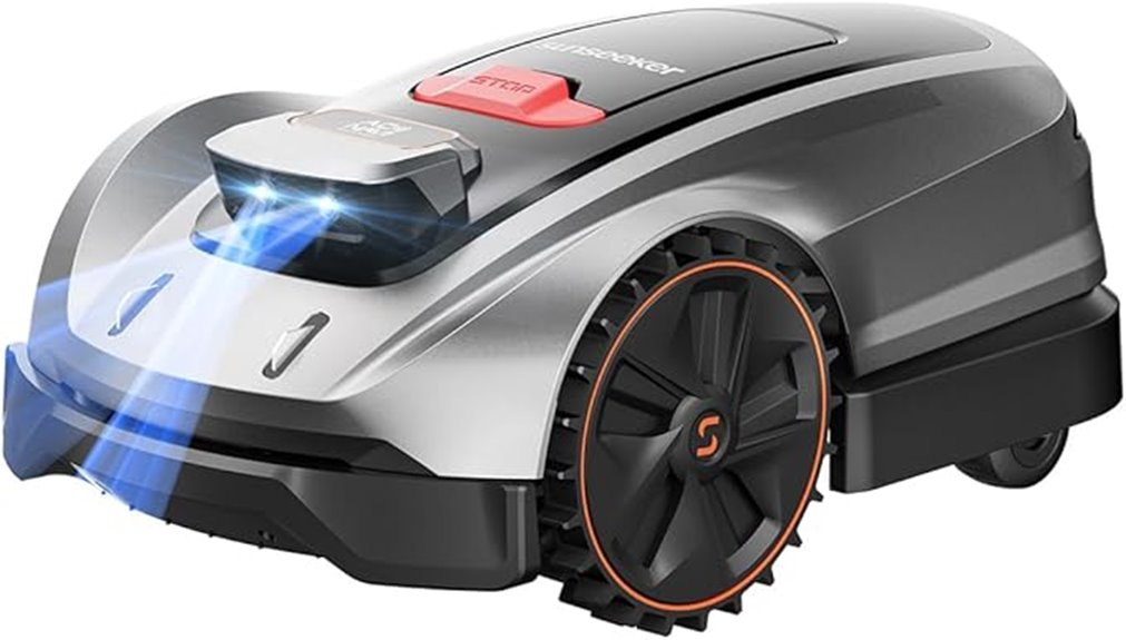 robot lawn mower with app