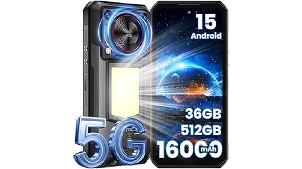 rugged 5g smartphone battery