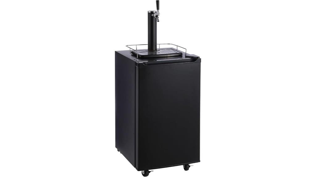 single tap draft dispenser