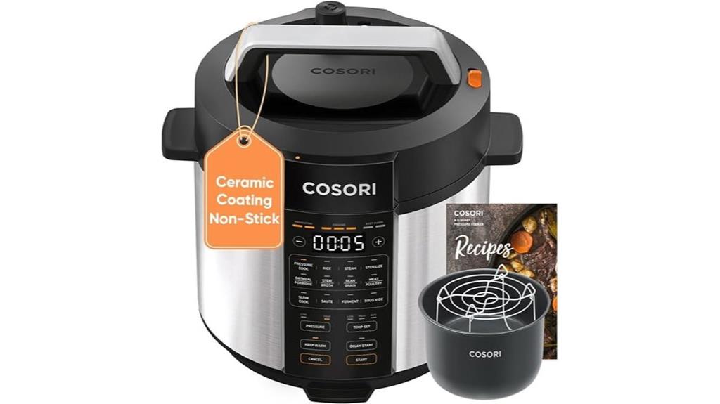 six quart stainless multi cooker