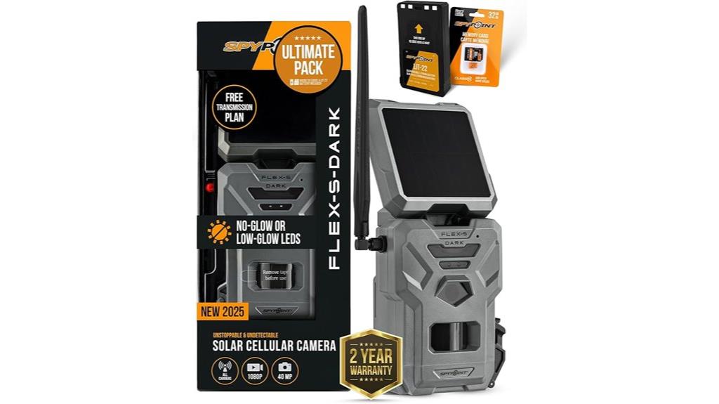 solar powered cellular trail camera