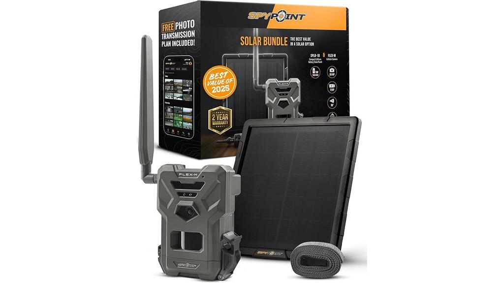 solar powered trail camera bundle