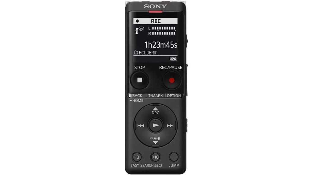 sony icd ux570 voice recorder