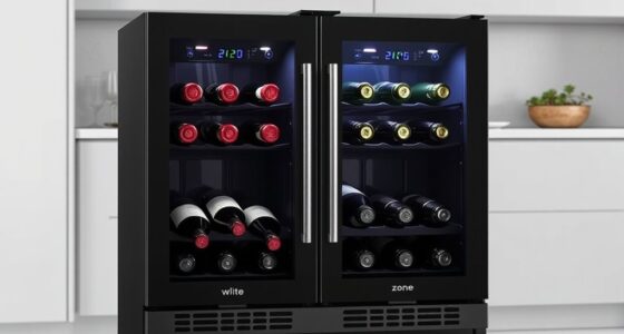 top dual zone wine coolers