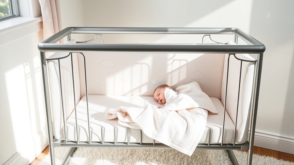 top playards with bassinet safety