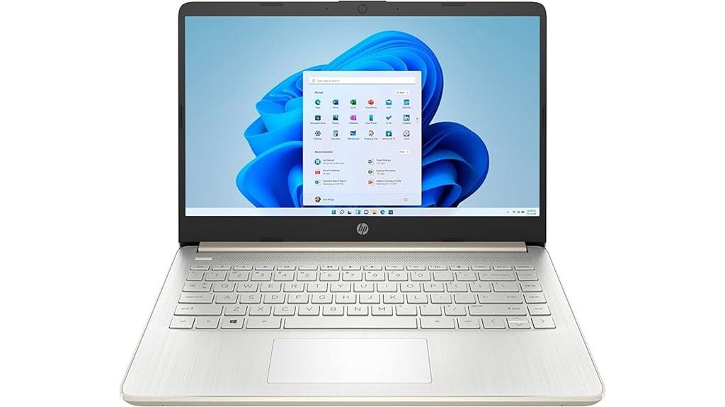 touchscreen laptop with windows
