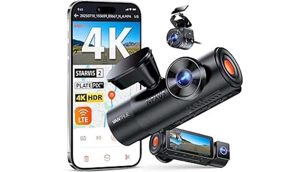 triple 4k dash cam