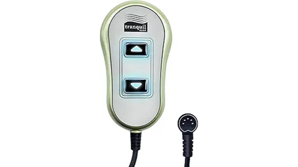 upgraded tranquil ease remote