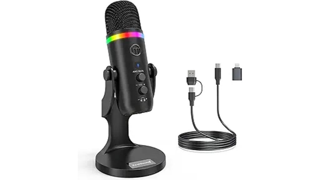 usb microphone with noise cancellation