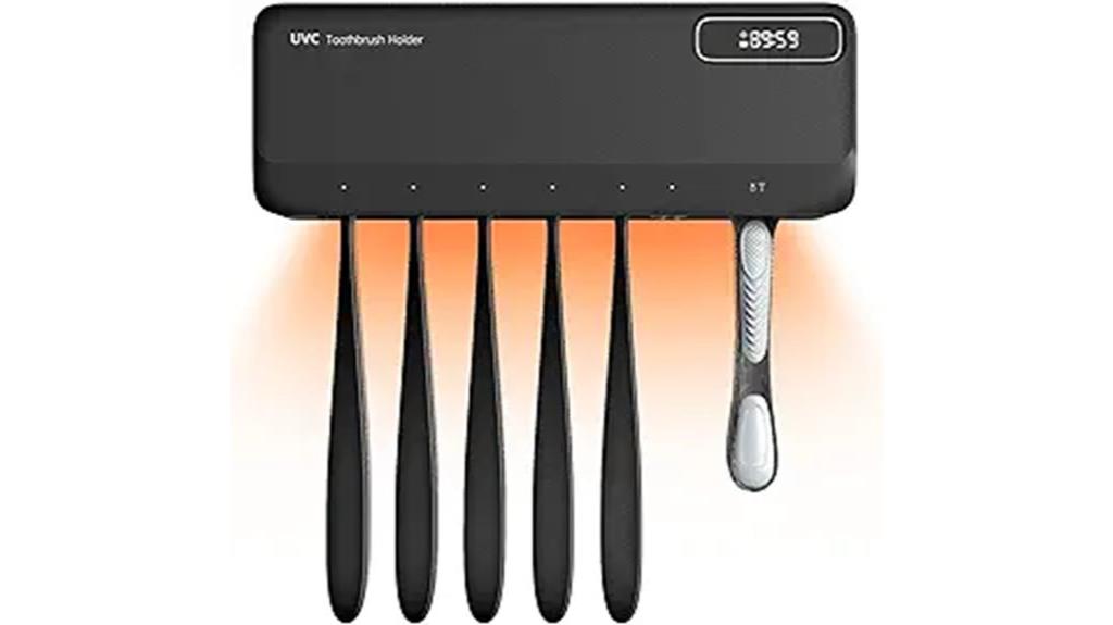 uv toothbrush sanitizer holder