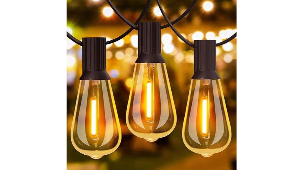 vintage bulb patio lights