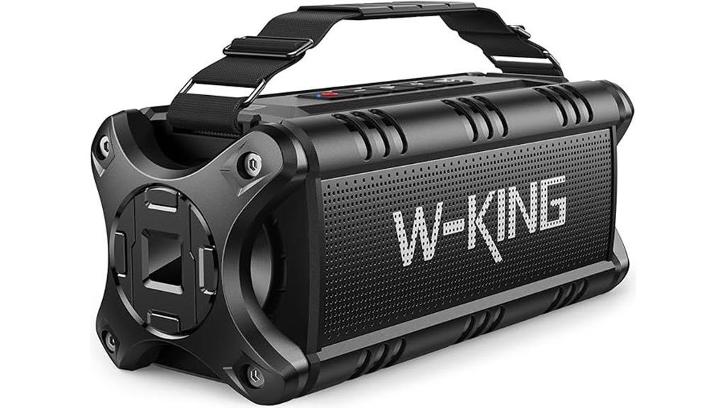 waterproof portable deep bass