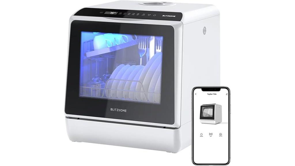 wi fi compact mini dishwasher