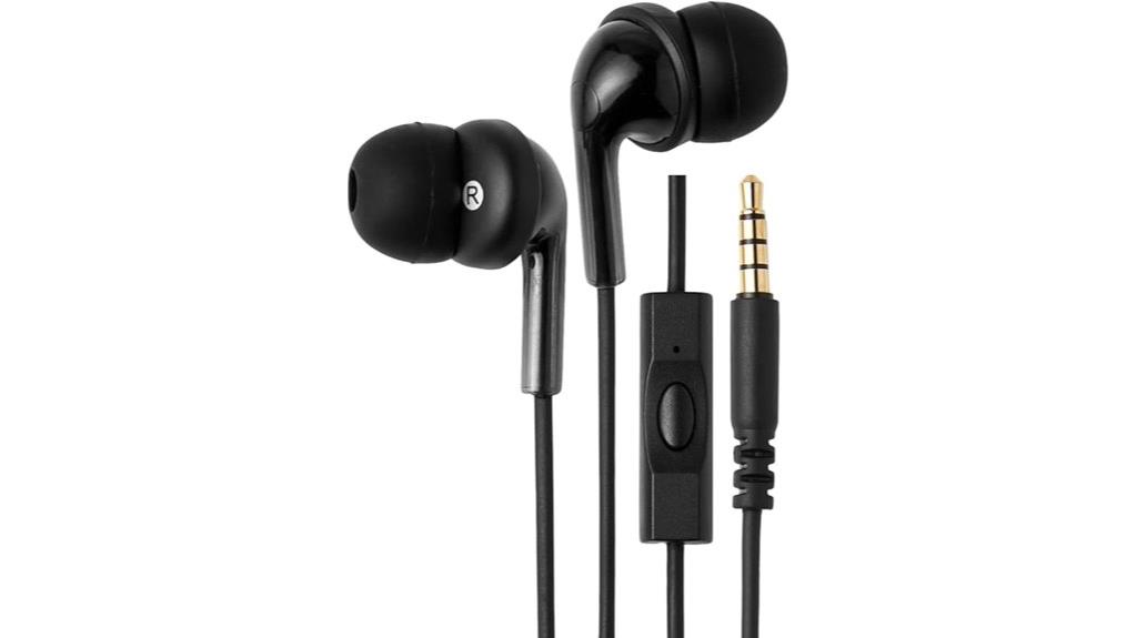 wired earbuds with mic