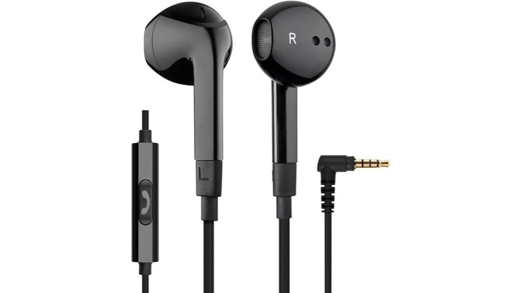 wired earbuds with microphone