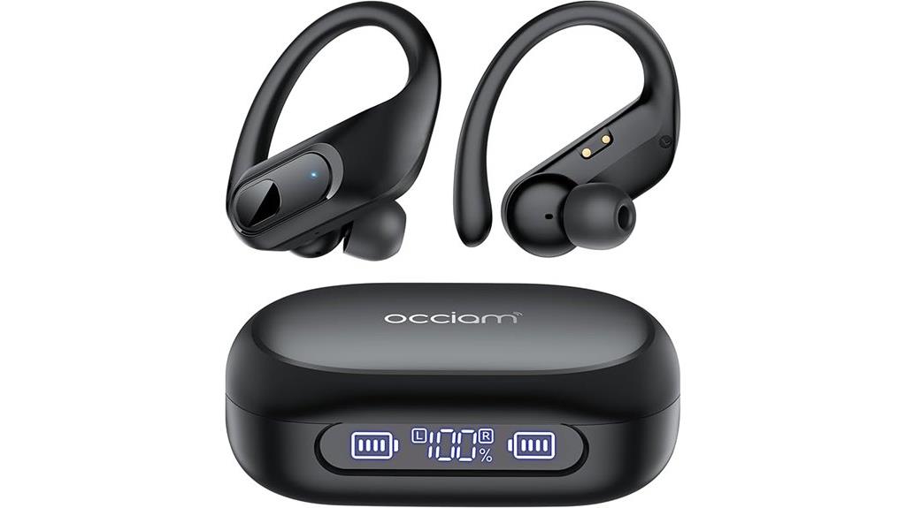 wireless earbuds with display