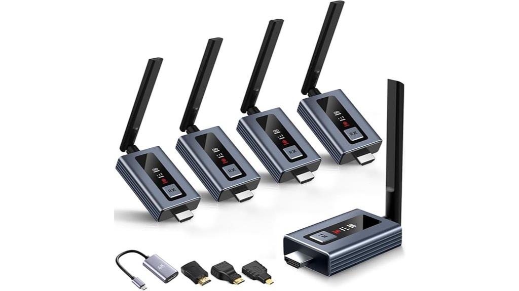 wireless hdmi transmitters with led
