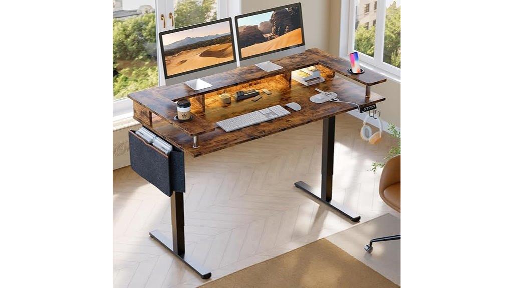 adjustable electric standing desk