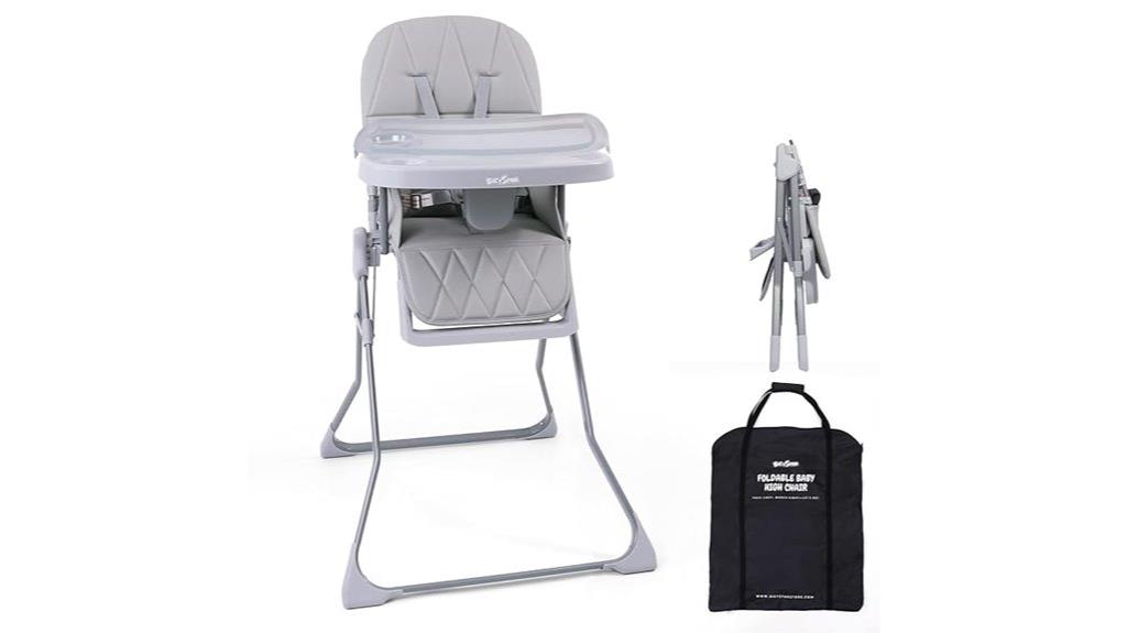 adjustable foldable baby chair