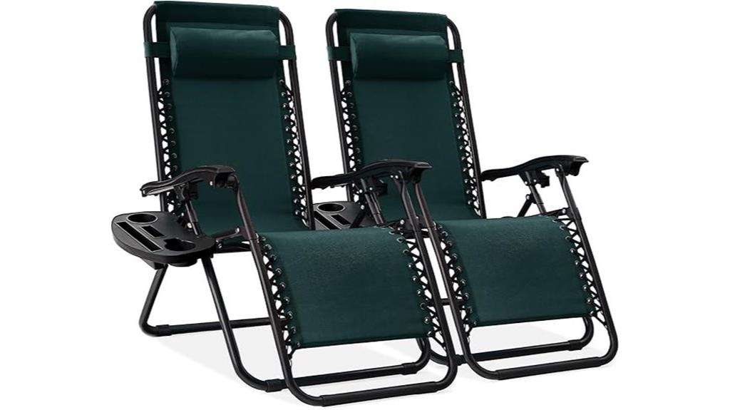adjustable steel lounge chairs